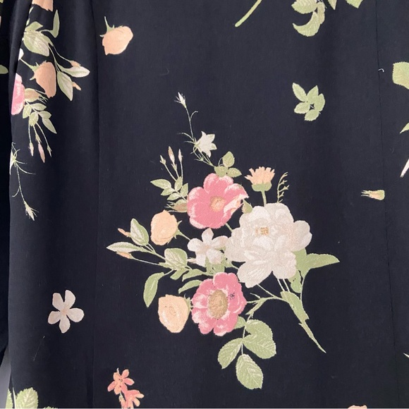 NWOT Leith Floral Print Mock Neck Shift Dress - Picture 6 of 12